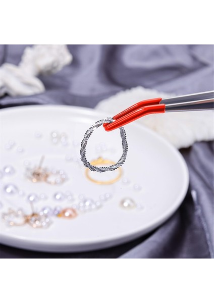 Kauçuk Uçlu Cımbızlar Pvc Kaplamalı Cımbız Seti Kırmızı (Yurt Dışından) fırsatları