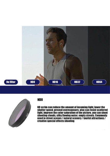 GO3S Nd8 Polarize Koruyucu Kamera Lens Filtresi (Yurt Dışından) fırsatları