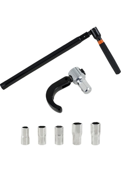 5 Soket ve 1 Mandrenli Musluklu Soket Anahtarı, B (Yurt Dışından)