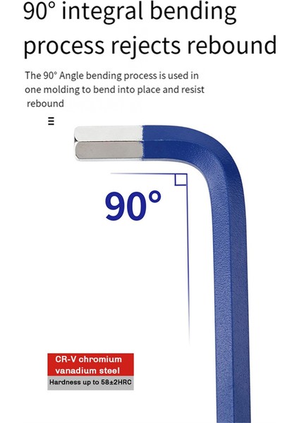 9 Parça Altıgen Anahtar Seti L Anahtar Takımı Uzun Kol Altıgen Anahtar Seti 1,5 Mm'den 10 Mm'ye (Yurt Dışından) fırsatları