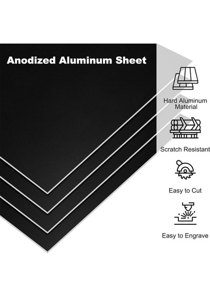 3.3x2.1x1/32 Inç Eloksallı Alüminyum Levha B (Yurt Dışından) fırsatları