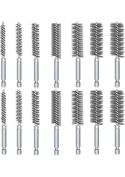 17 Parça Tel Fırça Seti, Matkap Darbeli Sürücü Için Tel Delik Fırçası (Yurt Dışından) fiyatları