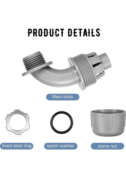 Sıvı Geçirmez Konnektör 12 Inç Esnek Elektrik Borusu Konnektörü (Yurt Dışından) modelleri