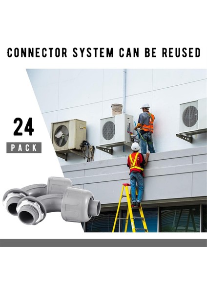 Sıvı Geçirmez Konnektör 12 Inç Esnek Elektrik Borusu Konnektörü (Yurt Dışından) fırsatları