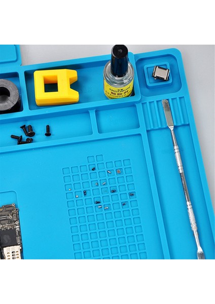 Lehimleme Istasyonu Telefon Tamir Bilgisayar Tezgahı Için Silikon Mat (Yurt Dışından) fırsatları