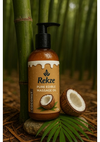 Masaj Yağı 2 Adet Hindistan Cevizi Aromalı Yenilir 120 ml fırsatları