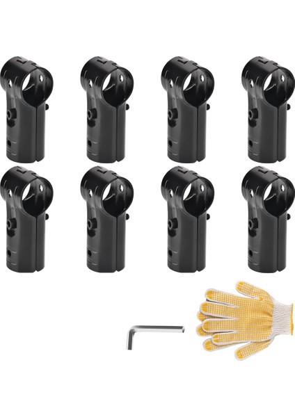 1 Inç T Boru Kelepçesi Soğuk Haddelenmiş Çelik Bağlantı Zincir Bağlantı Çit Parçaları (Yurt Dışından)