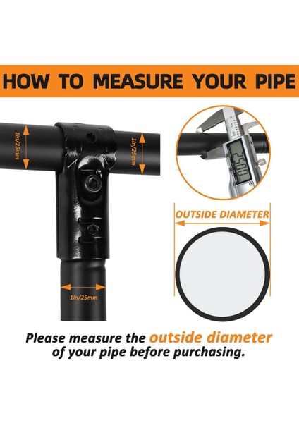 1 Inç T Boru Kelepçesi Soğuk Haddelenmiş Çelik Bağlantı Zincir Bağlantı Çit Parçaları (Yurt Dışından) fırsatları