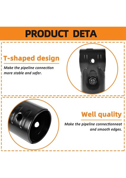 1 Inç T Boru Kelepçesi Soğuk Haddelenmiş Çelik Bağlantı Zincir Bağlantı Çit Parçaları (Yurt Dışından) indirimleri