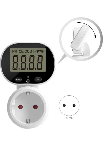 Dijital Wattmetre Elektrik Sayacı Voltmetre Enerji Maliyeti Ölçer Ab Fişi (Yurt Dışından) indirimleri