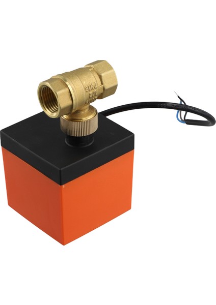 Ac 220V Elektrikli Dişli Küresel Vana 2 Yollu 3 Kablolu Solenoid Su Vanası (Yurt Dışından)