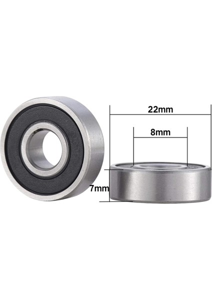 608 Rulmanlar 8X22X7MM Bilyalı Rulman Gres Contası Tertibatı (Yurt Dışından) fiyatları