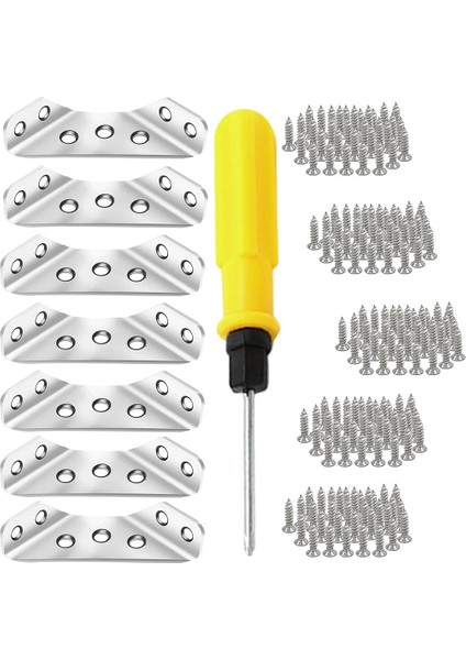 Paslanmaz Çelik Mobilya Köşe Bağlantı Parçası 30 Adet Metal Açı Braketleri (Yurt Dışından) modelleri