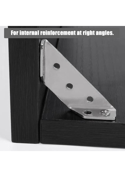 Paslanmaz Çelik Mobilya Köşe Bağlantı Parçası 30 Adet Metal Açı Braketleri (Yurt Dışından) indirimleri