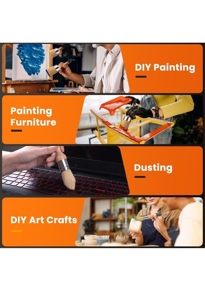 Tebeşir Boyası Için Büyük Tebeşir Boya Fırçası ve Küçük Balmumu Fırçası (Yurt Dışından) modelleri