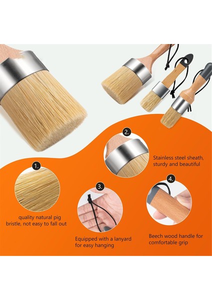 Tebeşir Boyası Için Büyük Tebeşir Boya Fırçası ve Küçük Balmumu Fırçası (Yurt Dışından) fırsatları