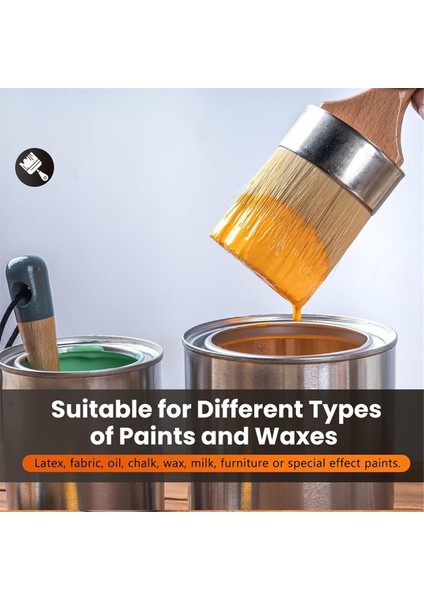 Tebeşir Boyası Için Büyük Tebeşir Boya Fırçası ve Küçük Balmumu Fırçası (Yurt Dışından) indirimleri