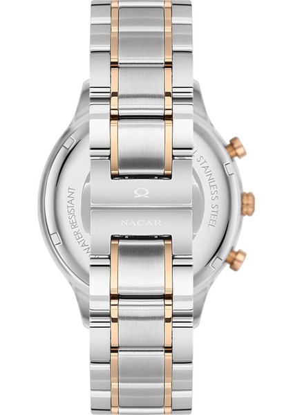 Safir Cam Spor Gümüş - Rose Erkek Kol Saati NC33-298316G-ENRM fiyatları