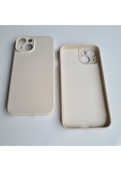 İphone 13 ile Uyumlu Logosuz Kamera Korumalı Lansman Içi Kadife Silikon Kılıf fiyatları