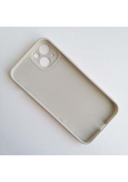 İphone 13 ile Uyumlu Logosuz Kamera Korumalı Lansman Içi Kadife Silikon Kılıf modelleri