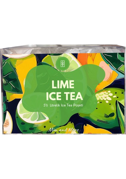 Lime Ice Tea Pack - Soğuk Çay Paketi, 5X20 gr