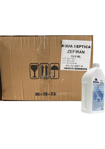 Aqua - Zefiran 1 Lt - 16 Adet 1 Koli