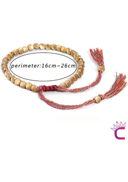 El Yapımı Örgülü Vintage Erkek Bakır Boncuk Bileklik - Ayarlanabilir Ipli Halatlı Şans Bilekliği indirimleri