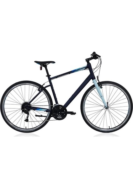 Sportıve 327 Erkek Şehir Bisikleti 520H V 28 Jant 27 Vites Mat Lacivert Açık Mavi