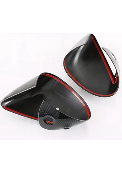 Araba Karbon Fiber Stil Kapı Yan Ayna Kapağı Trim Stickerı (Yurt Dışından) modelleri