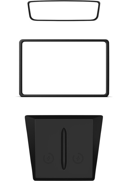 Orta Konsol Kablosuz Şarj Mat Ekran Çerçevesi Siyah (Yurt Dışından) fiyatları