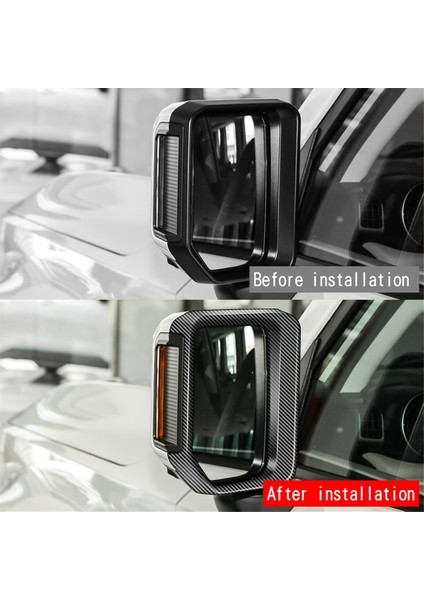 Karbon Fiber Için Araba Dikiz Aynası Yağmur Kaşı (Yurt Dışından) indirimleri