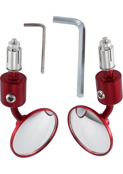 Motosiklet Reflektör Üniversal Saplı Ayna Arka Aynakırmızı (Yurt Dışından)