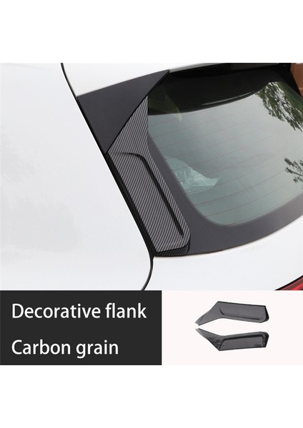 Deflektörler Için Aksesuarlar Parlak Siyah (Yurt Dışından)