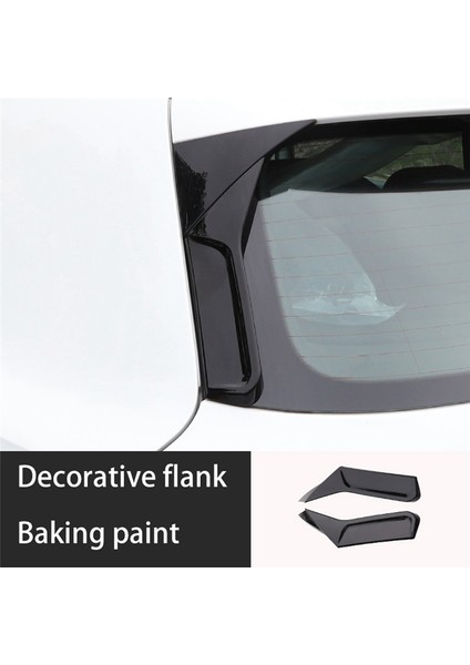Deflektörler Için Aksesuarlar Parlak Siyah (Yurt Dışından) modelleri