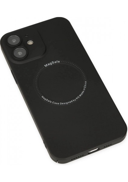 iPhone 12 Kılıf Jack Magneticsafe Lens Silikon - Siyah fırsatları