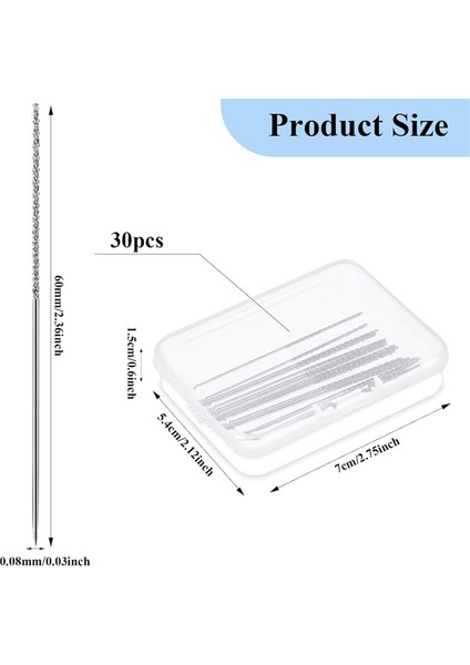 Sıkışma Onarım Iğnesi 2,36 x 0,03 Inç Örgü ve Dokuma Onarım Aleti (Yurt Dışından) modelleri