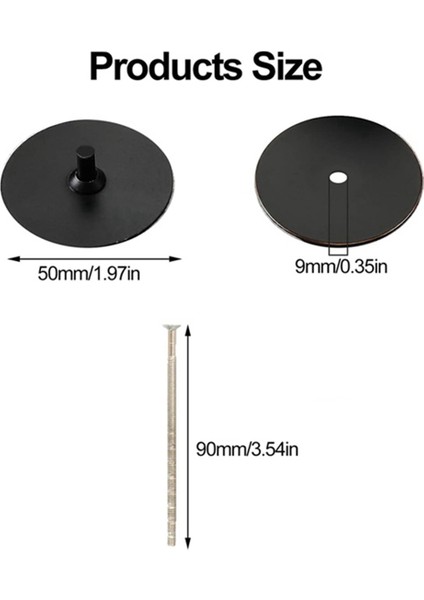 2 Adet Kapı Deliği Kapağı Kapı Deliği Dolgu Plakası Kapı Kolu Plakası (Yurt Dışından)