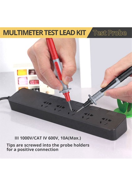 Çoklu Test Uçları Kiti Timsahlı Elektrik Multimetre Test Ucu (Yurt Dışından) fiyatları
