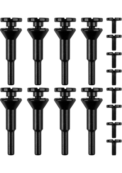 Montaj Mandrel 3/8ın ve 1/4ın Mil Deliği (8 Paket), Uç Aracı (Yurt Dışından)