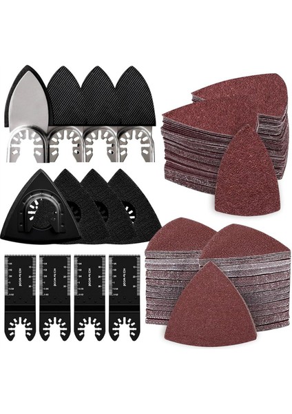 162 Adet Salınımlı Alet Zımpara Pedleri Seti (Yurt Dışından)