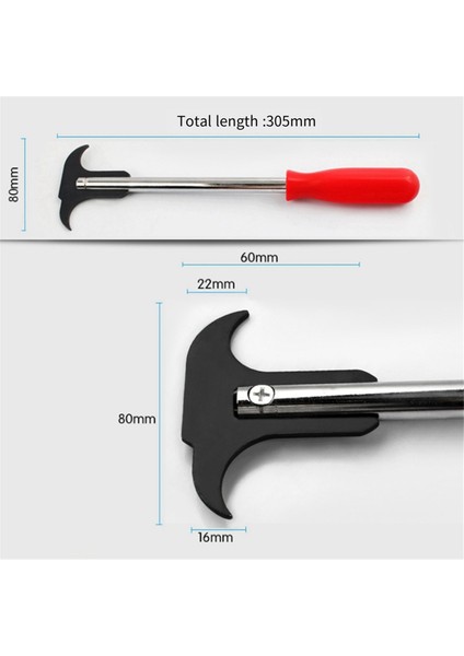 Yağ Keçesi Tornavida Yağ Keçesi Kancası Yağ Keçesi Anahtarı Siyah Sap (Yurt Dışından) fiyatları