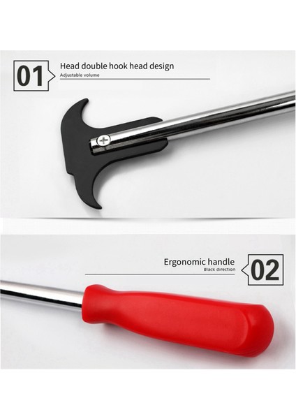 Yağ Keçesi Tornavida Yağ Keçesi Kancası Yağ Keçesi Anahtarı Siyah Sap (Yurt Dışından) fırsatları