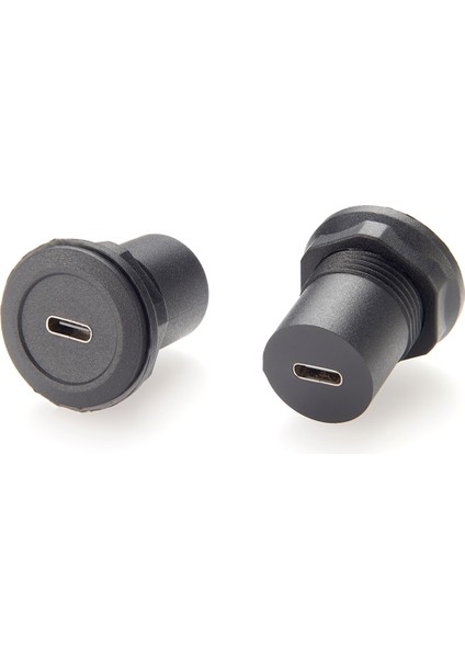 22MM USB Konnektörü USB C Jak'tan USB C Jak'a Yuvarlak Panel Montaj Adaptörü (Yurt Dışından) indirimleri