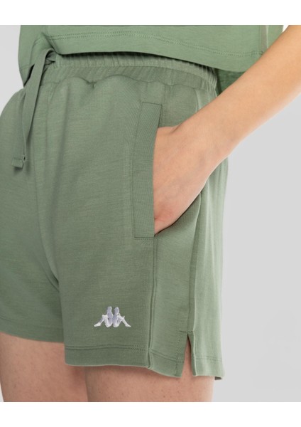 Authentic Sylia Short Kadın Yeşil Regular Fit Şort fiyatları