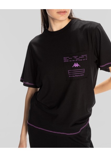 Kadın Authentıc Kage T-Shırt Black T-Shırt 351Q67W-005 fırsatları