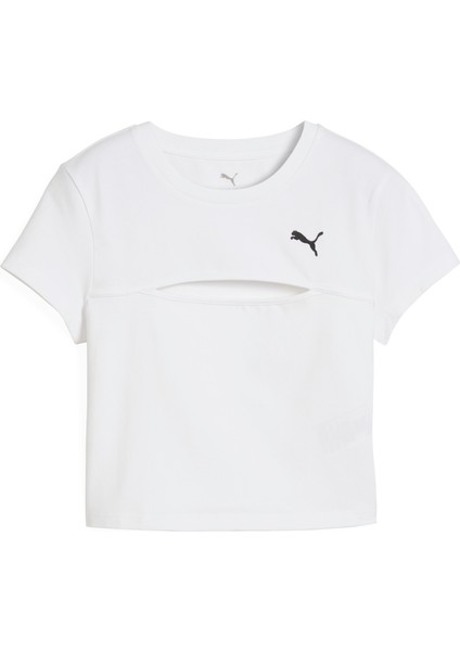 WARDROBE ESS Cut-Out Baby Tee Kadın T-shirt