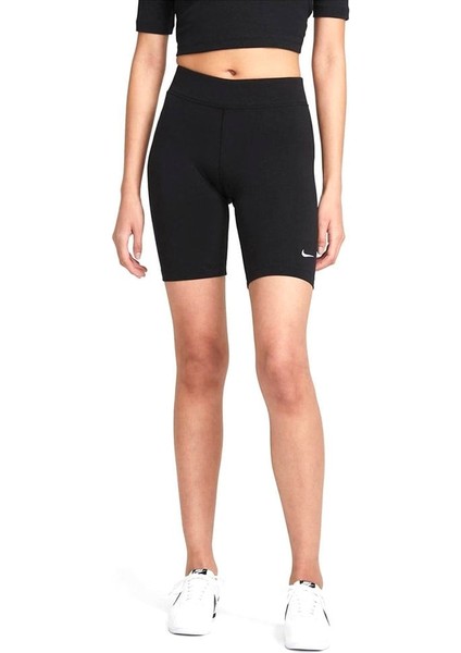 W Nsw Essntl Mr Bıker Short Kadın Siyah Tayt - CZ8526-010