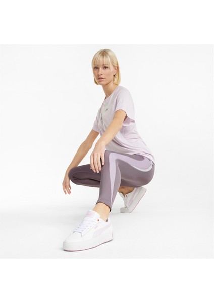 Evostripe High-Waist 7/8 Tights Kadın Pembe Günlük Tayt - 847071-18 fırsatları