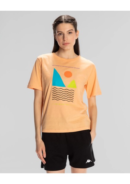 Sport Viola Kadın Pembe Yuvarlak Yaka T-Shirt