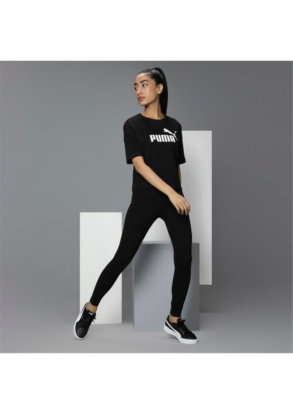 Ess Cropped Logo Tee Kadın T-shirt fırsatları